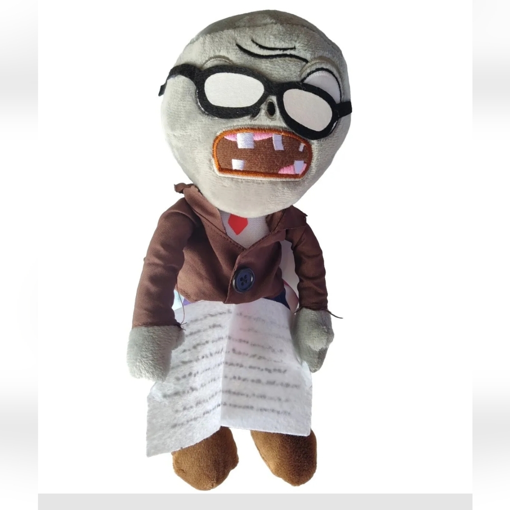 Plants vs. Zombies Plush Newspaper Zombie Doll Toy Stuffed Animal Plush